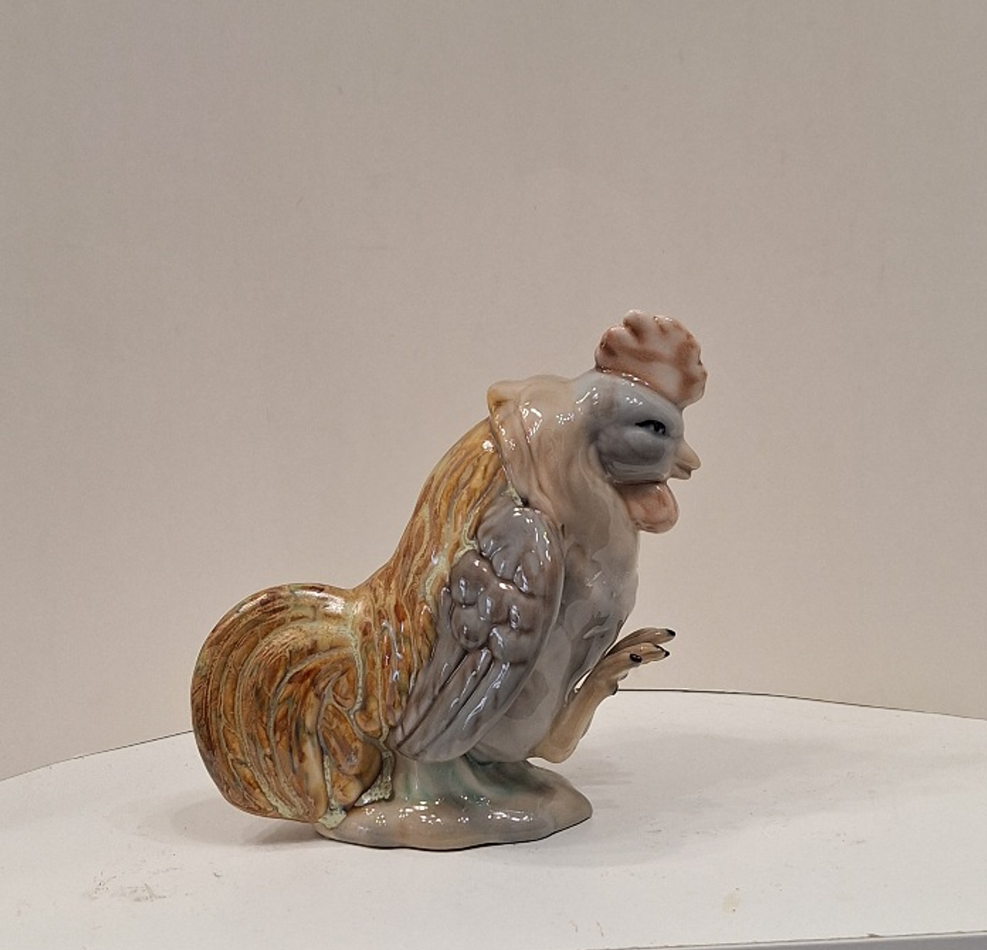 Galo em porcelana  4