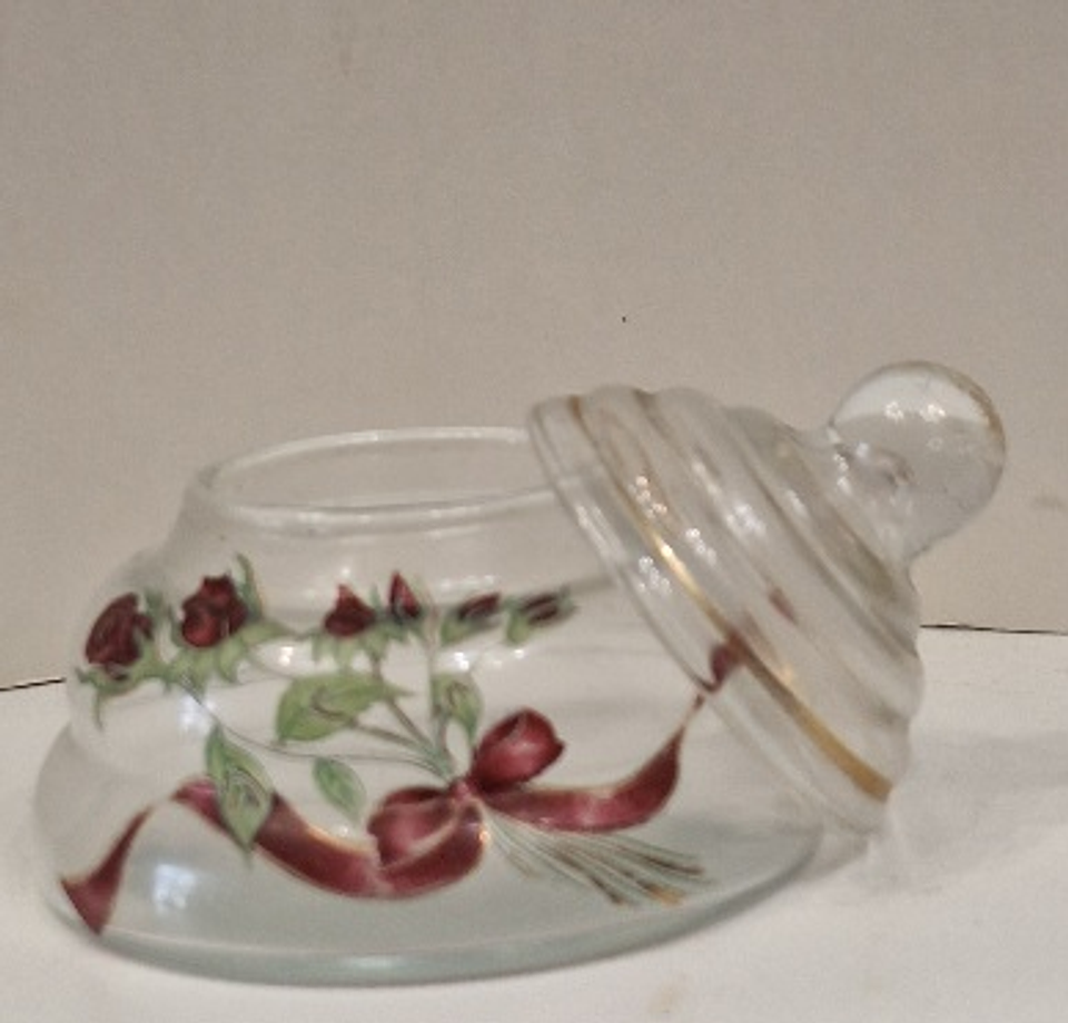 púcaro de vidro art nouveau  2