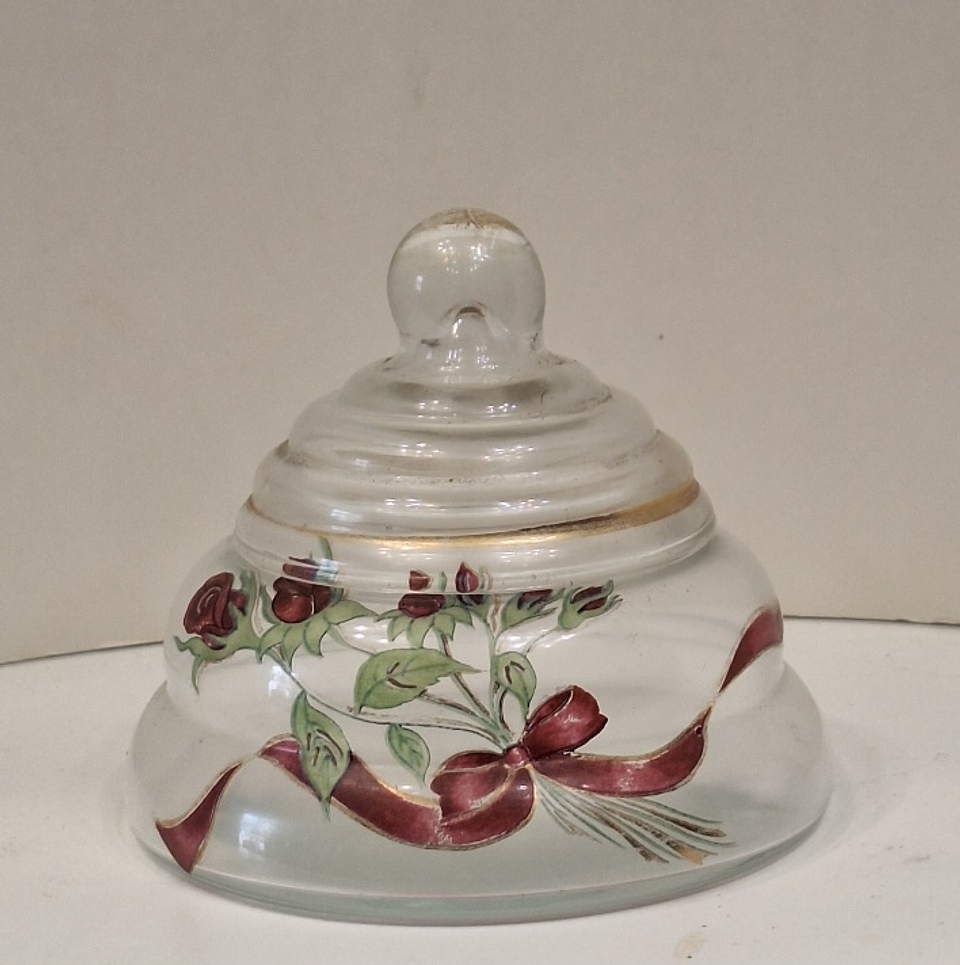 púcaro de vidro art nouveau  1