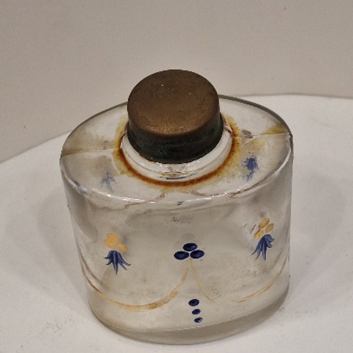 frasco de vidro pintado à mão  2