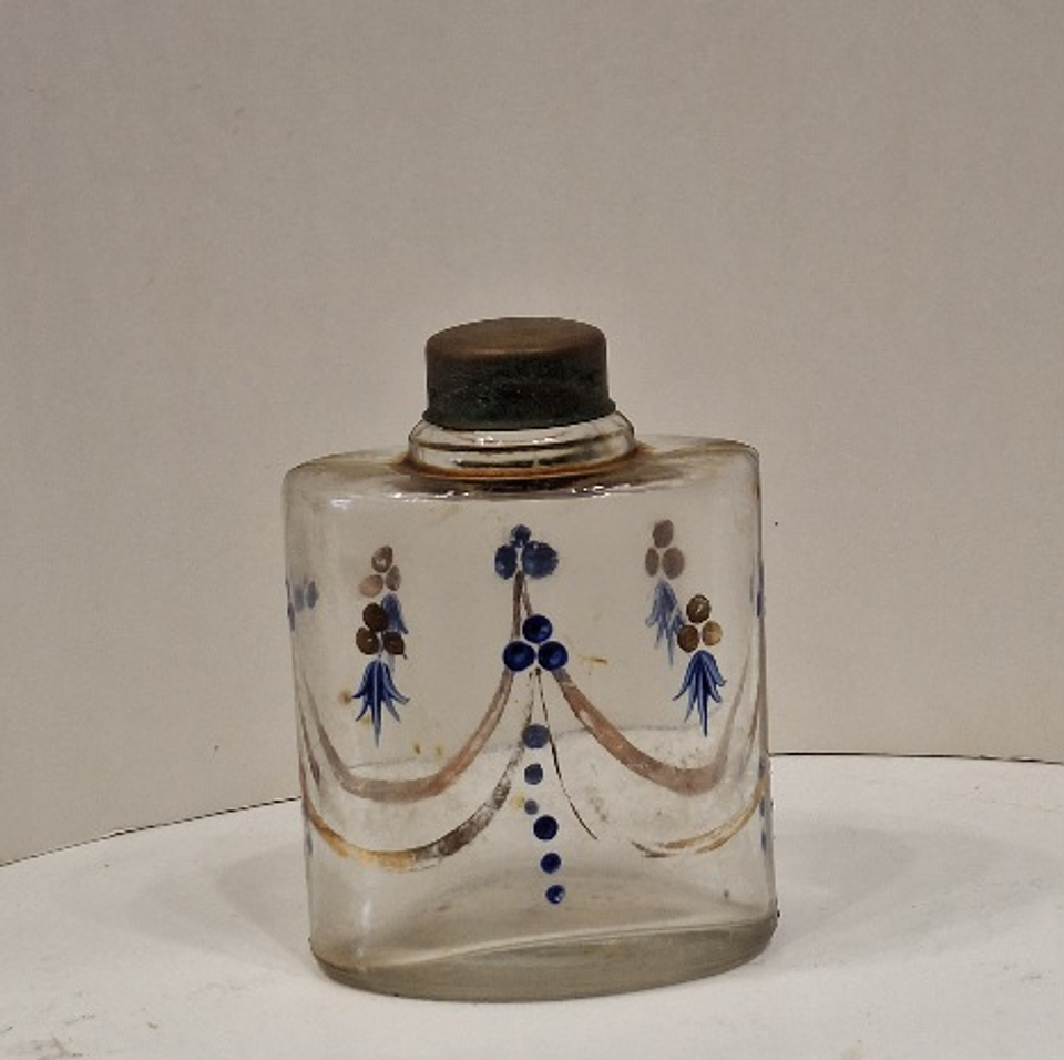 frasco de vidro pintado à mão  3