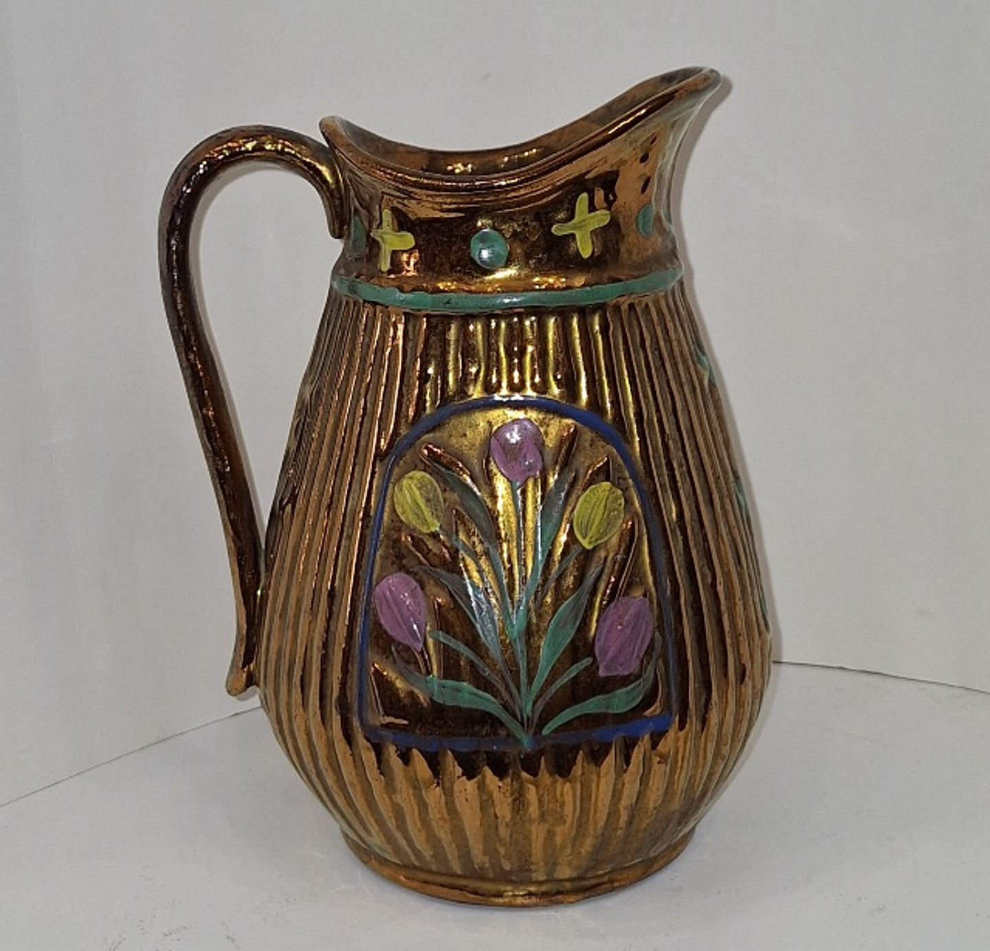 Jarra copper luster 1