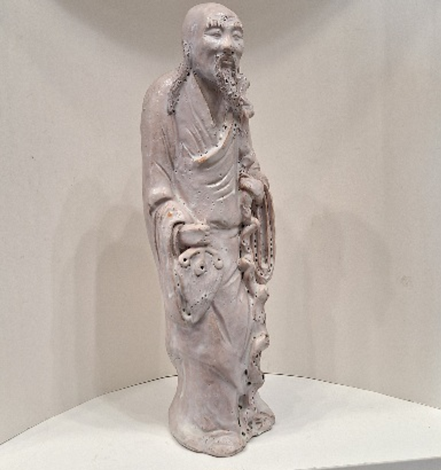 Estatueta em terracota esmaltada  2