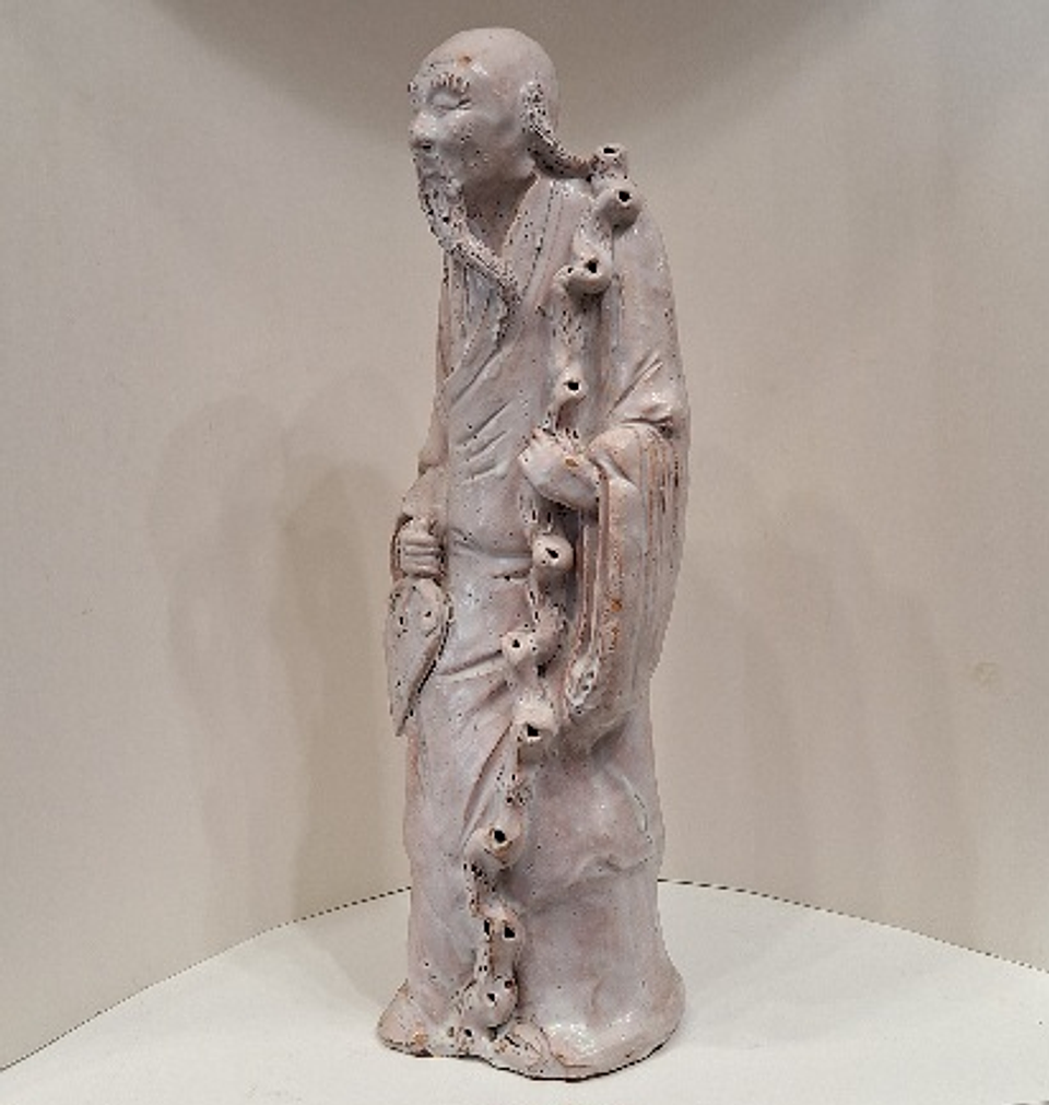 Estatueta em terracota esmaltada  3