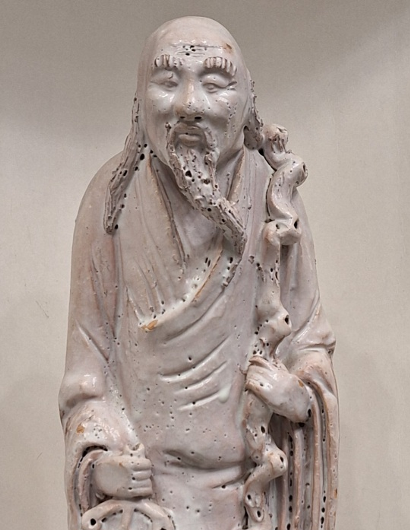 Estatueta em terracota esmaltada  4