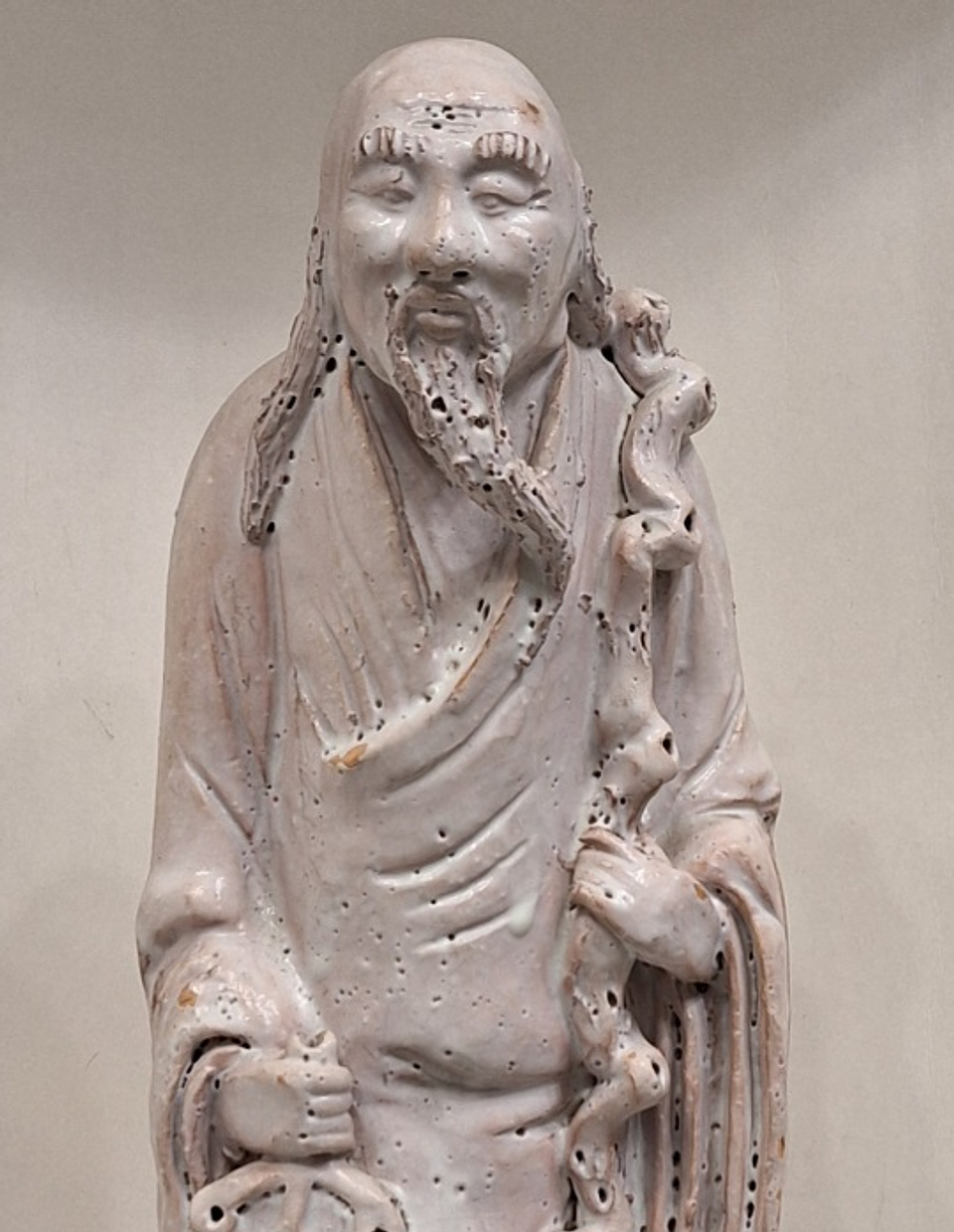 Estatueta em terracota esmaltada  4