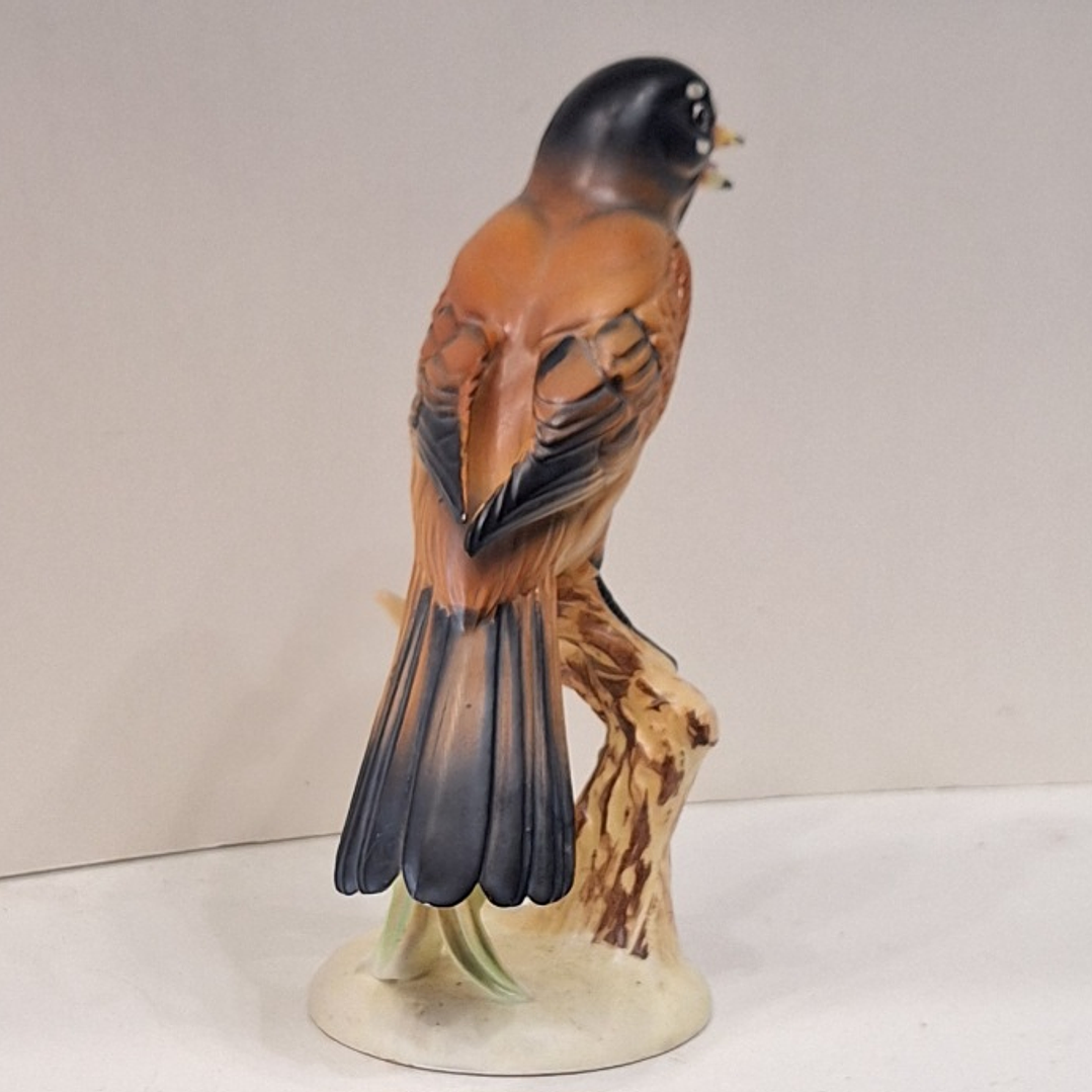 Pássaro Robin em cerâmica  5