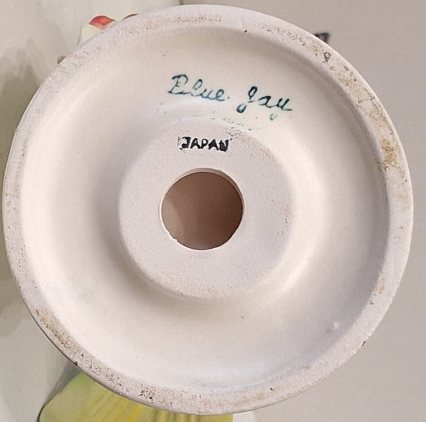 Pássaro Blue Jay em cerâmica  5