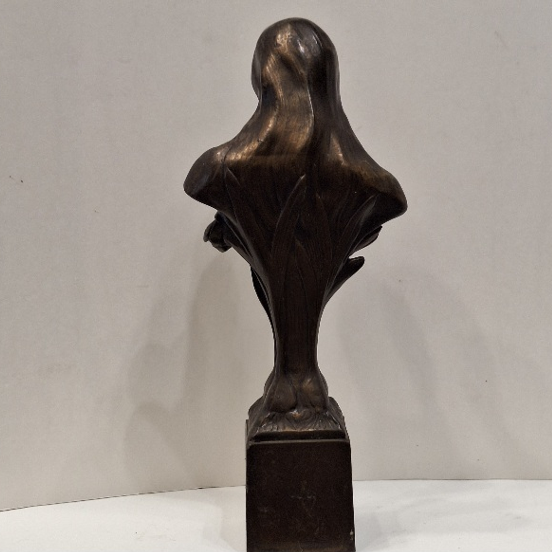 Escultura art nouveau em bronze  2