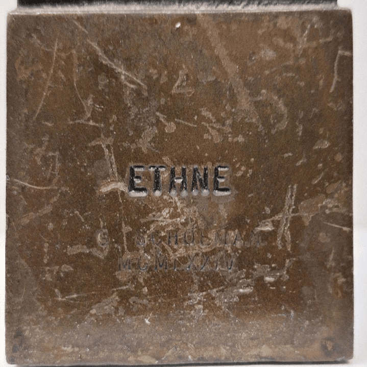 Escultura art nouveau em bronze  6