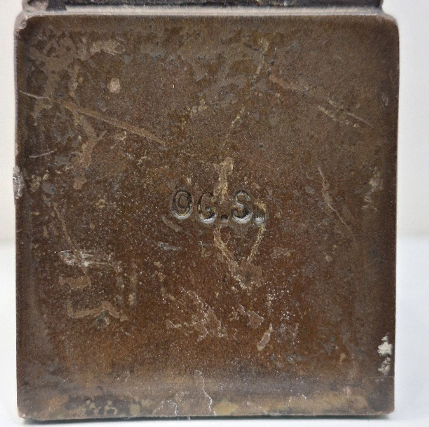 Escultura art nouveau em bronze  8