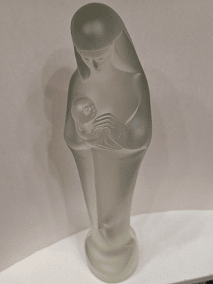 Madona em cristal francês 