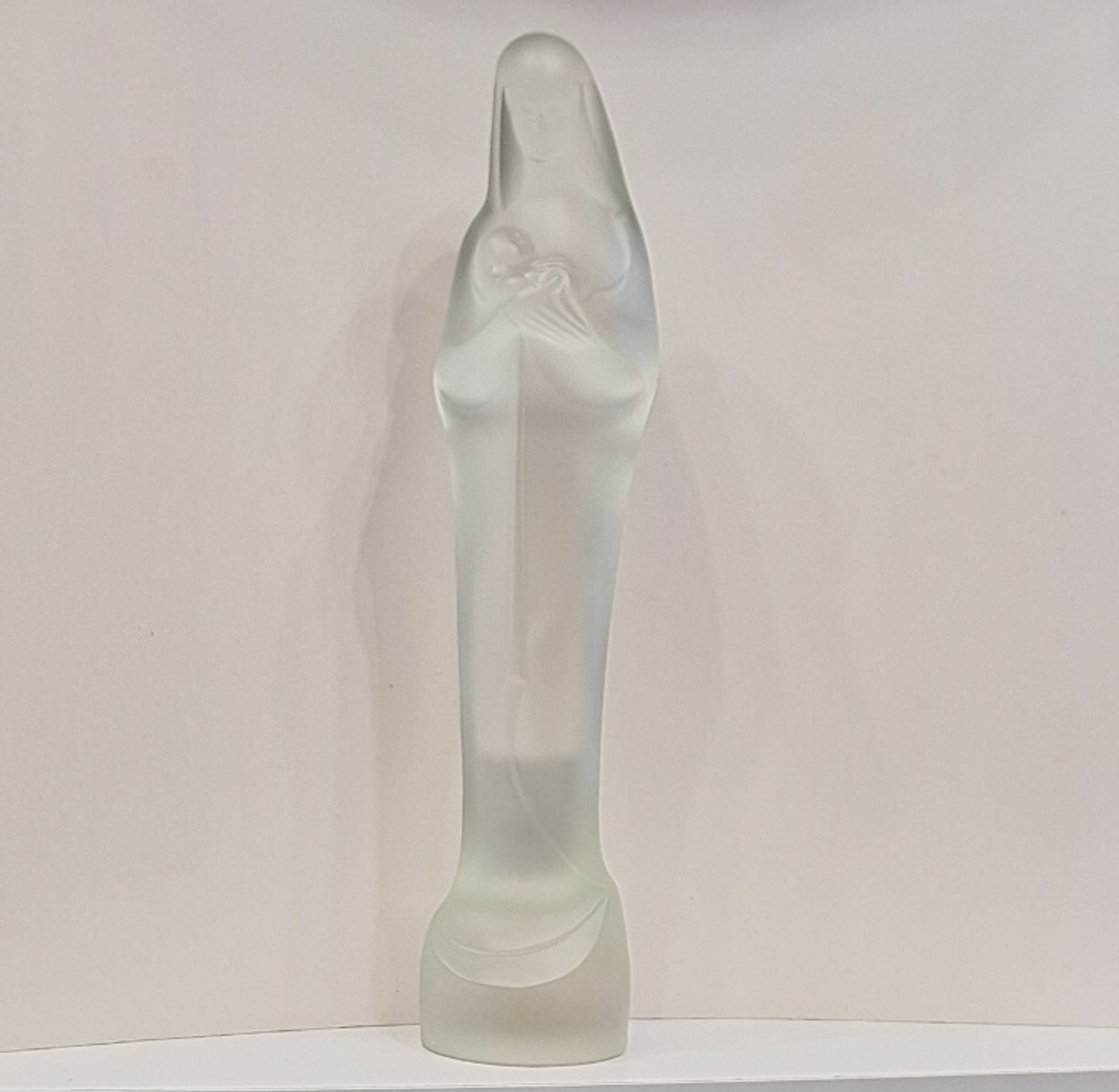 Madona em cristal francês  4