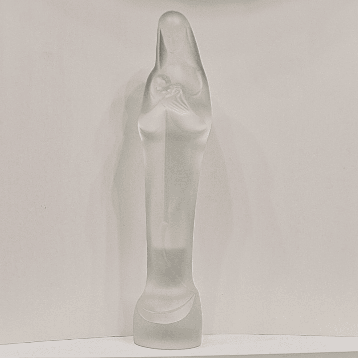 Madona em cristal francês  4