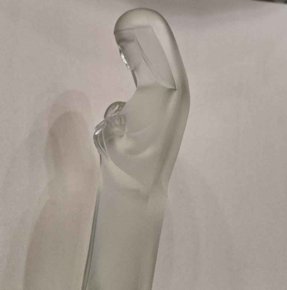Madona em cristal francês  6
