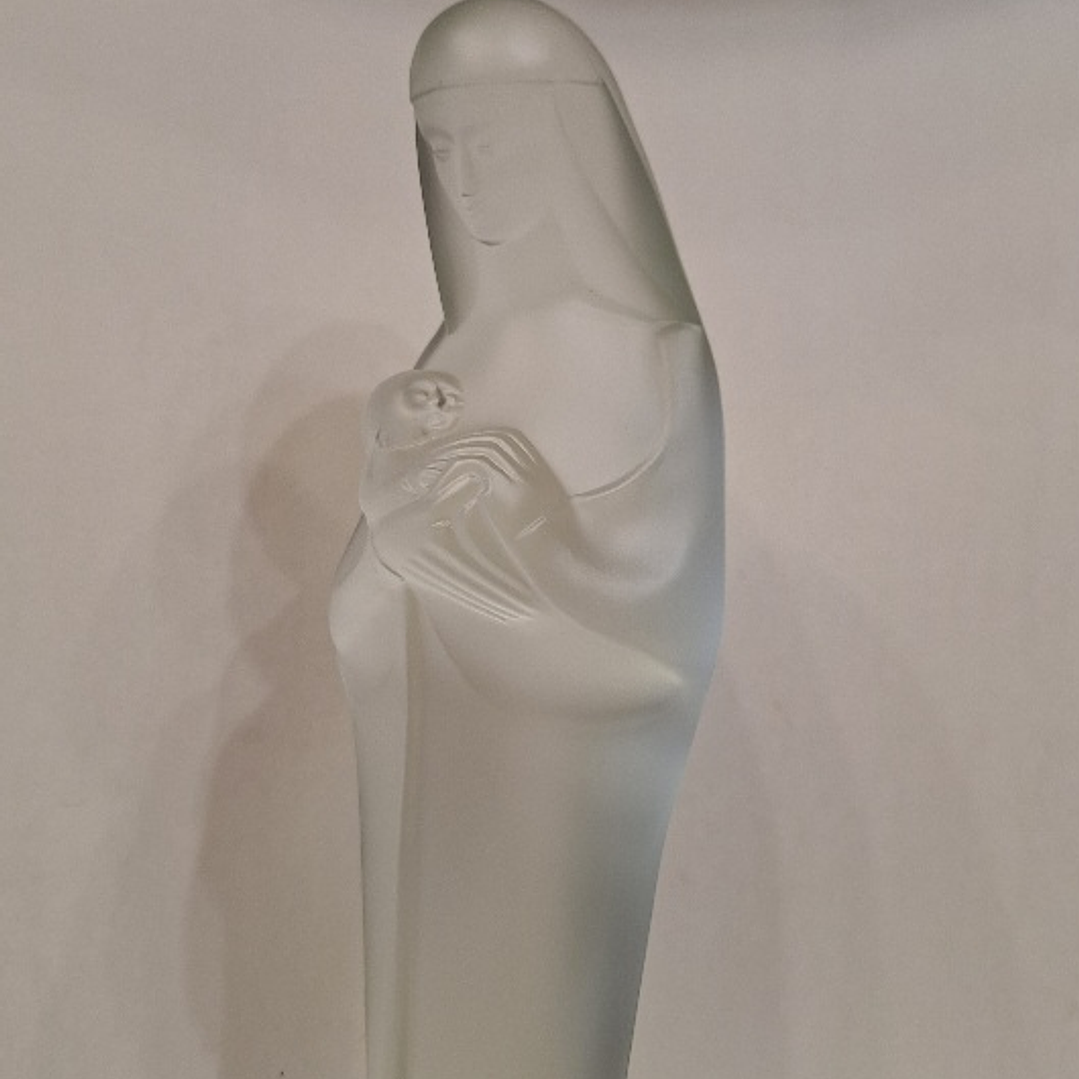 Madona em cristal francês  7