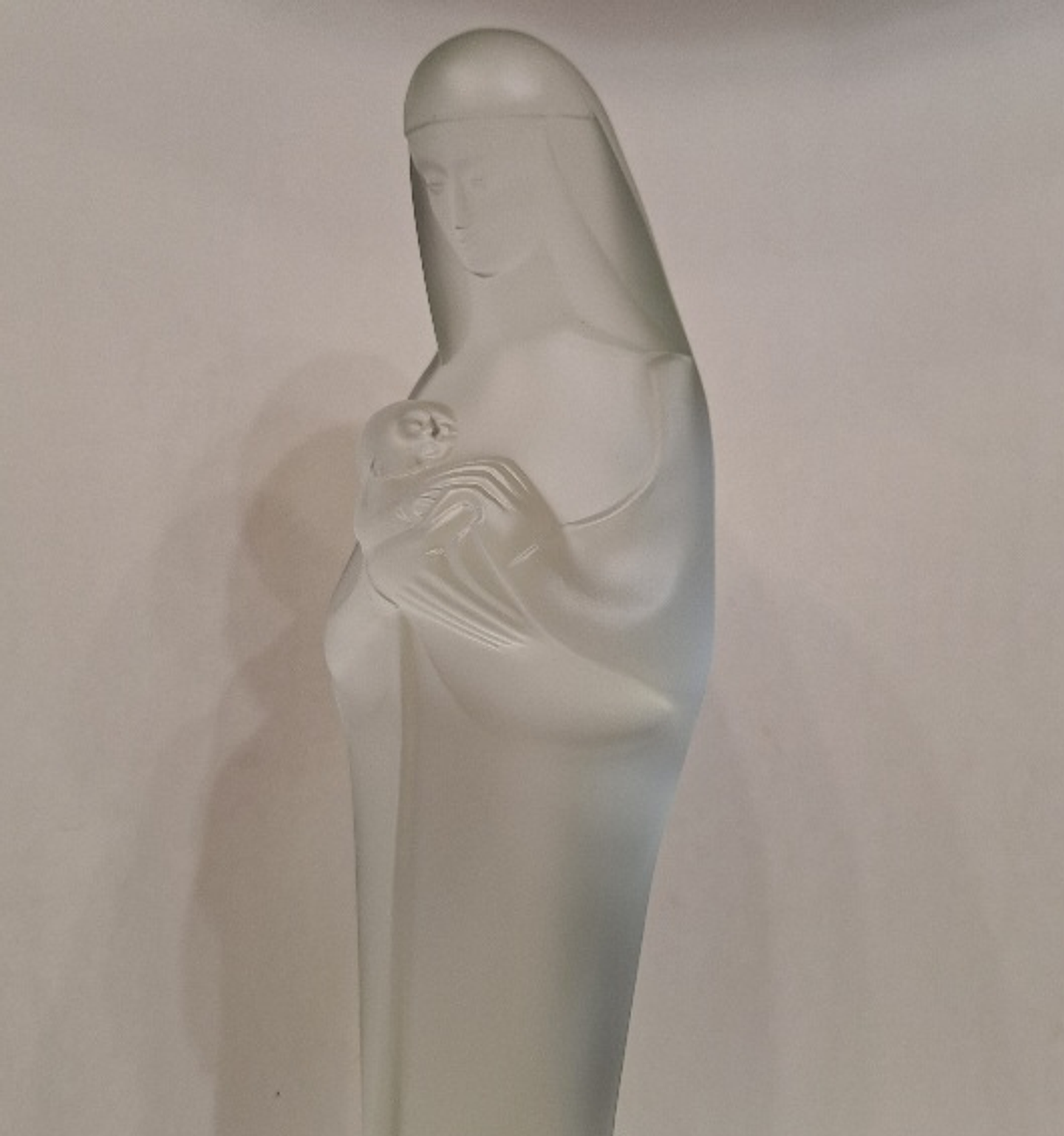 Madona em cristal francês  7