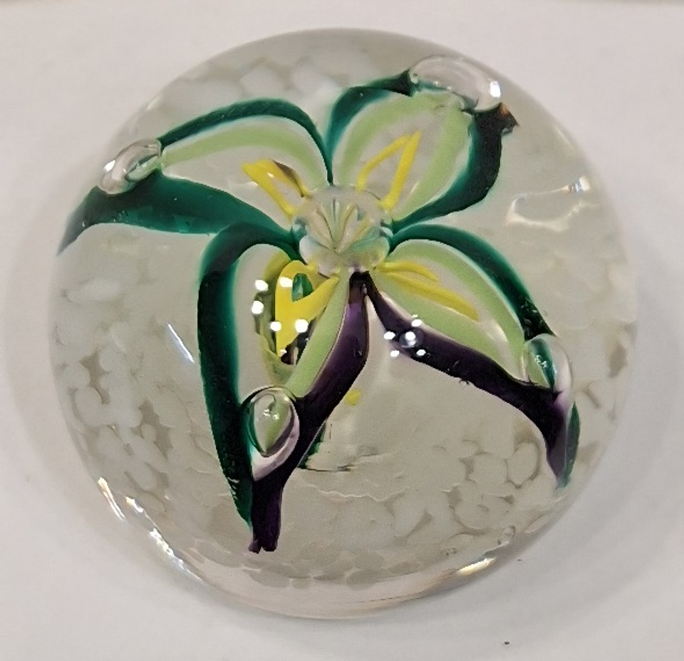 Pisa-papéis em cristal  2