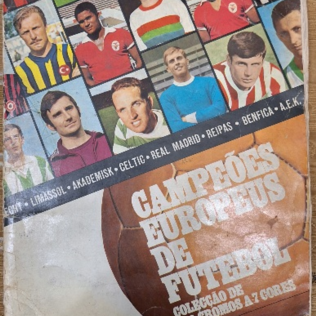Caderneta Campeões Europeus de Futebol  1