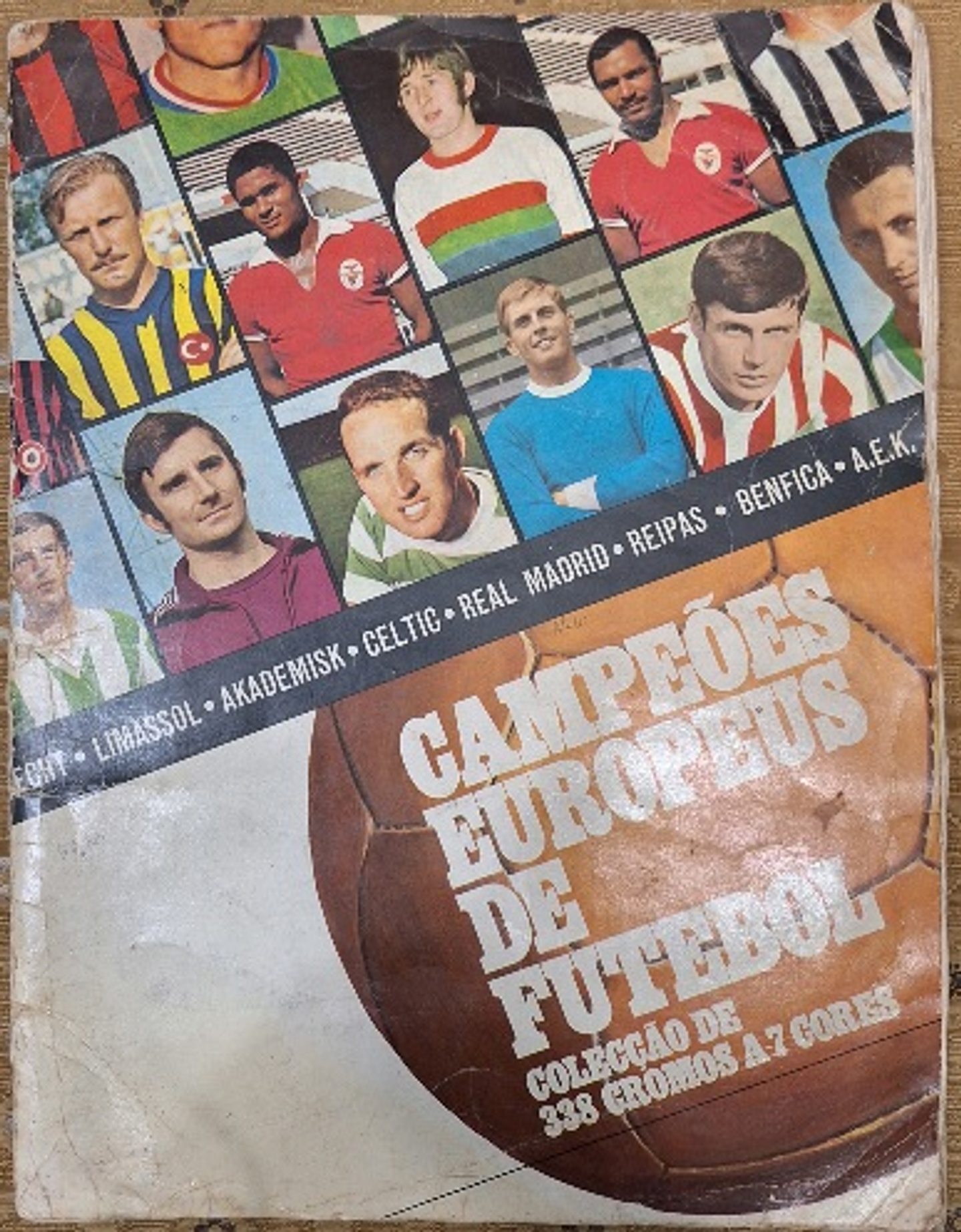 Caderneta Campeões Europeus de Futebol  1