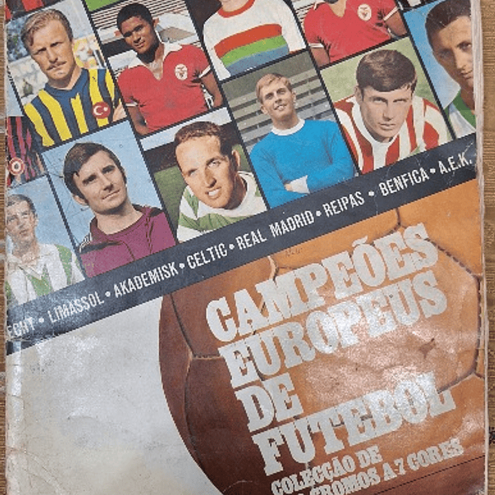 Caderneta Campeões Europeus de Futebol  1