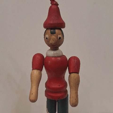 Pinocchio em madeira 