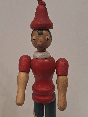Pinocchio em madeira 