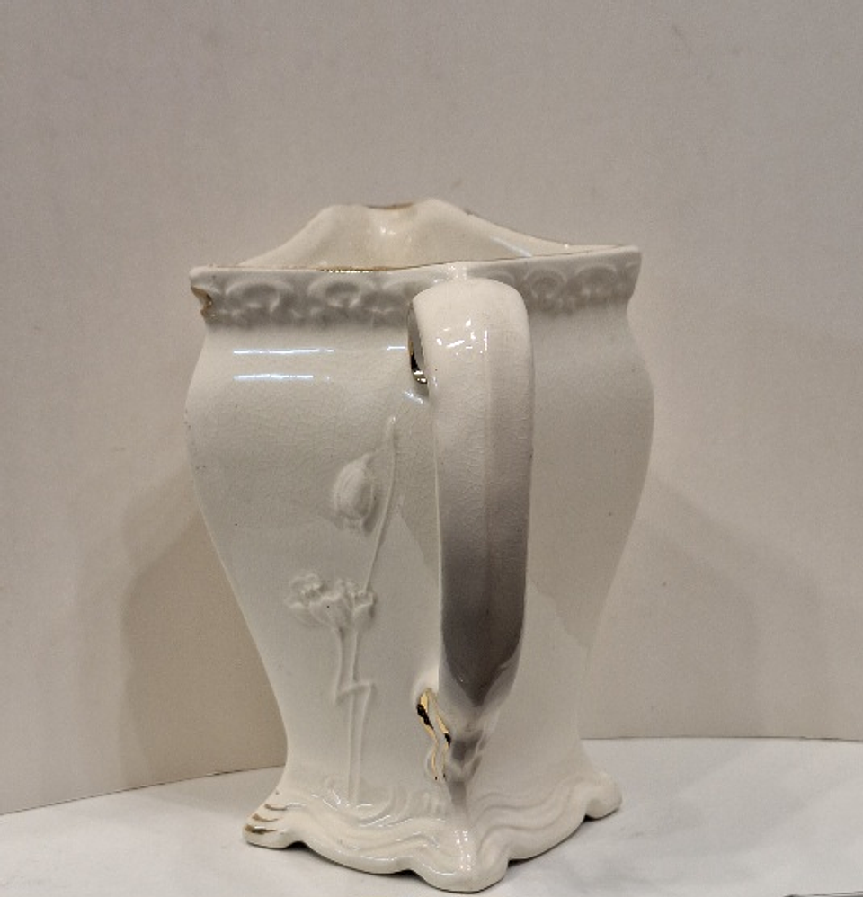 Jarra em faiança art nouveau  2