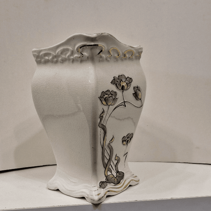 Jarra em faiança art nouveau  3