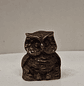 Mini coruja em bronze patinado  - Thumbnail 3