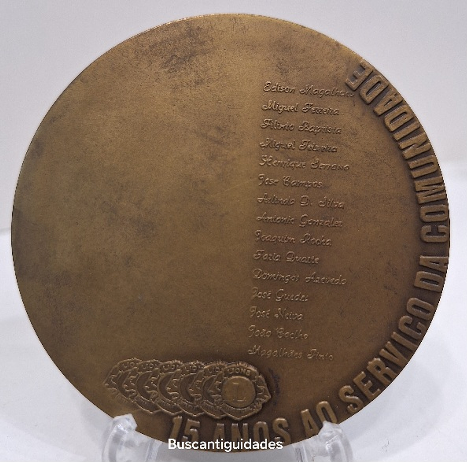Medalha, Lions Clube de Matosinhos 2