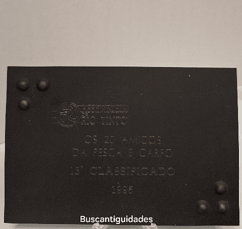 Medalha, placa, Rio Tinto