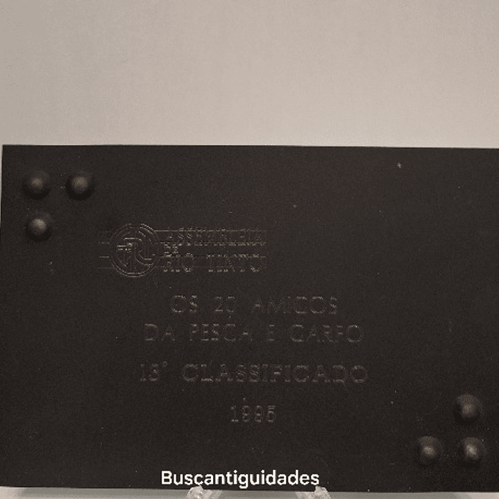 Medalha, placa, Rio Tinto 1