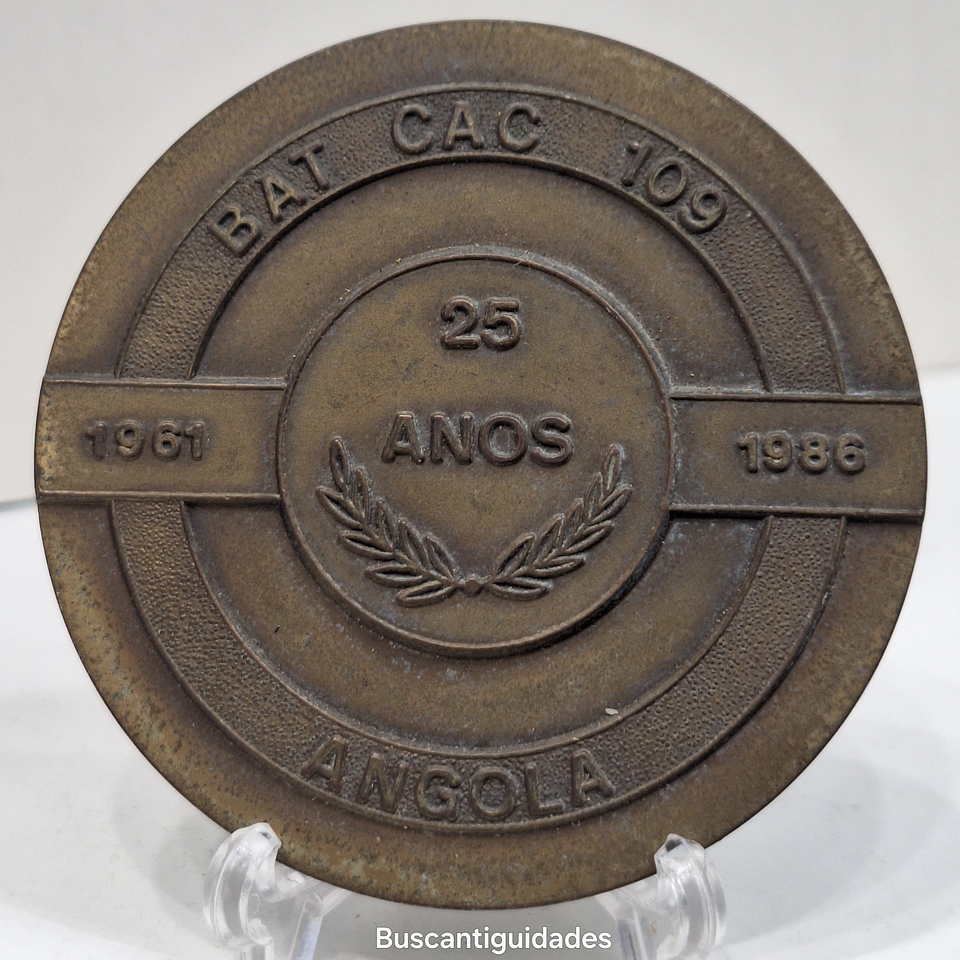 Medalha, BC 109 - 25 Anos Angola 2