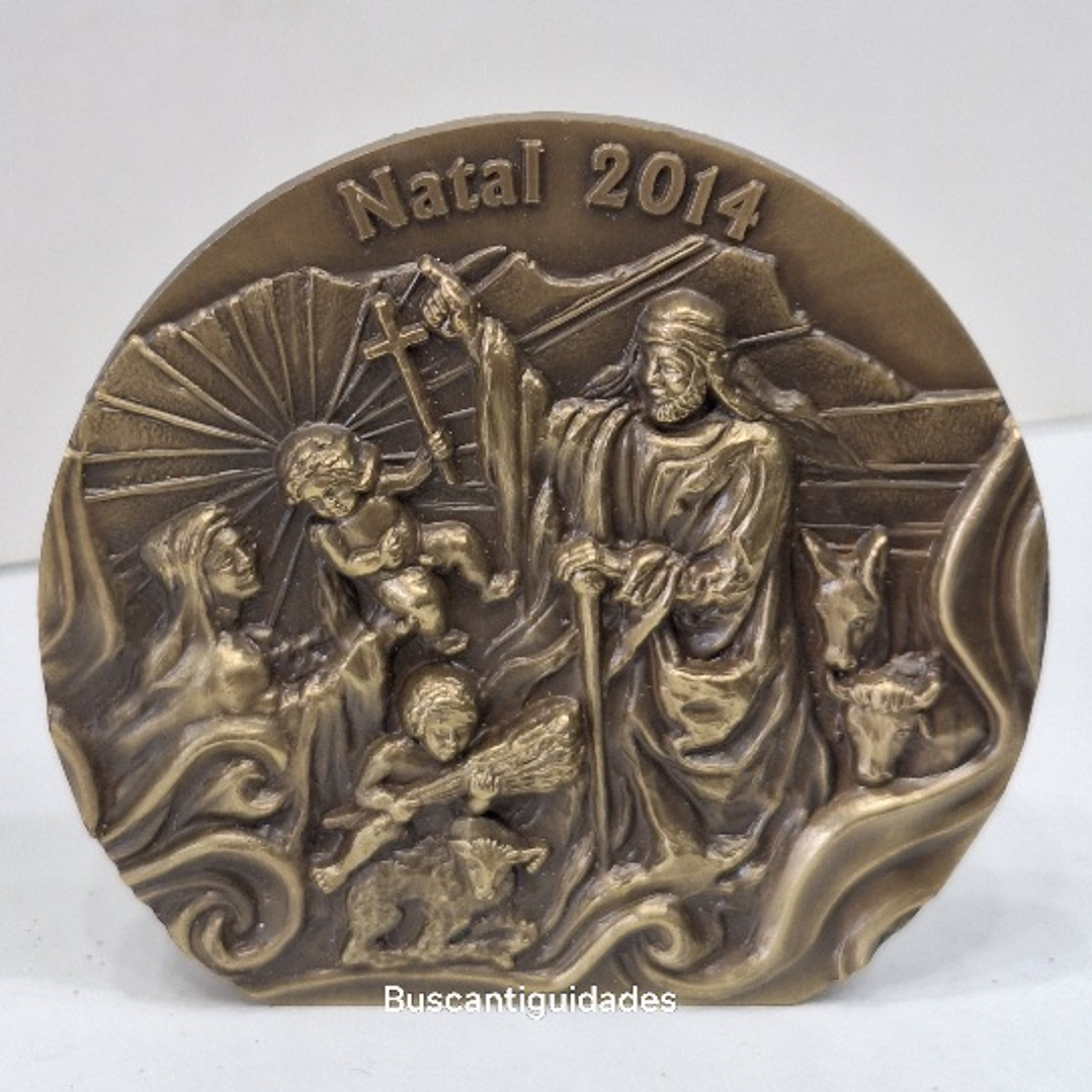 Medalha, Natal 2014 com esmalte 1