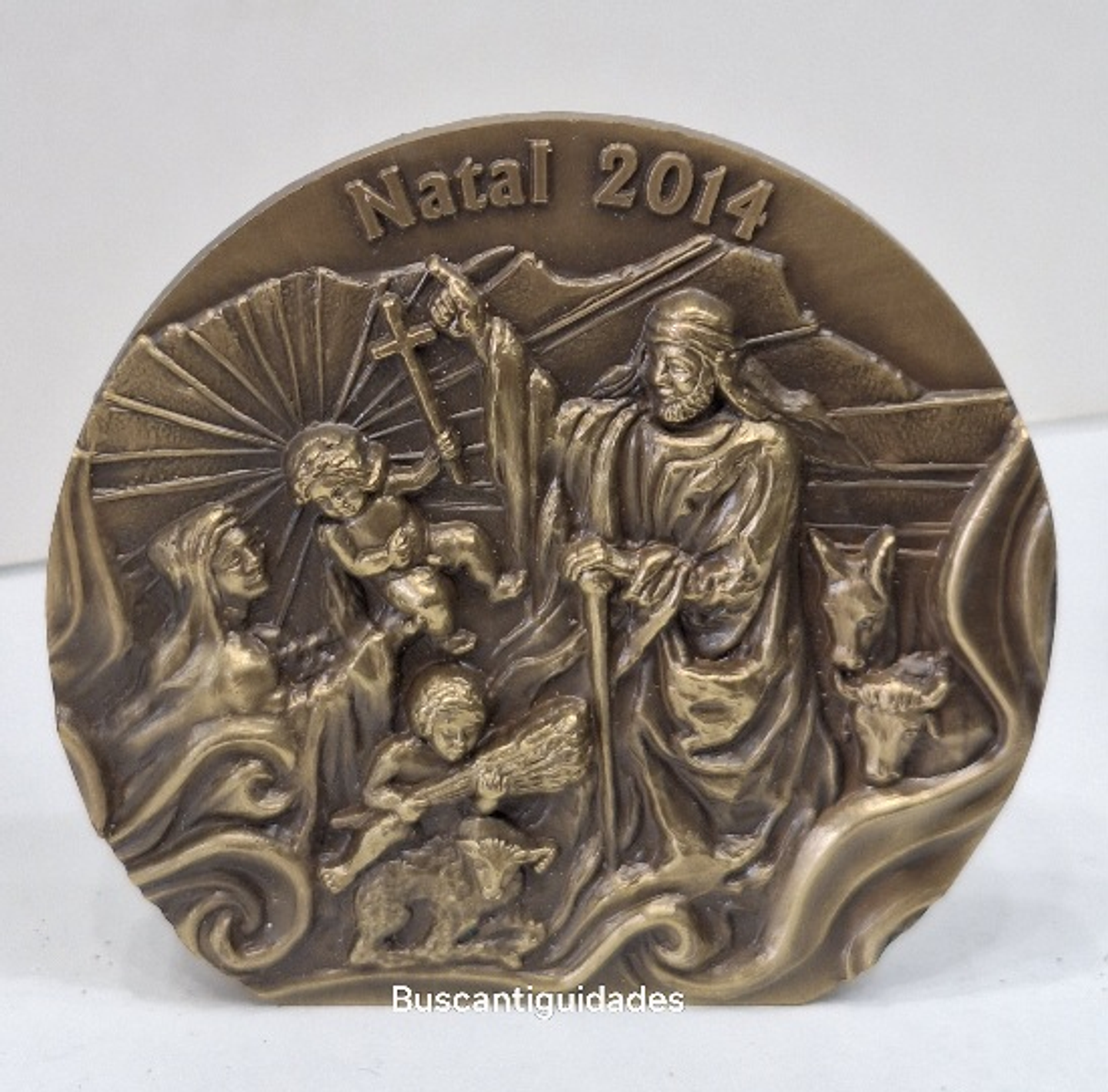 Medalha, Natal 2014 com esmalte 1