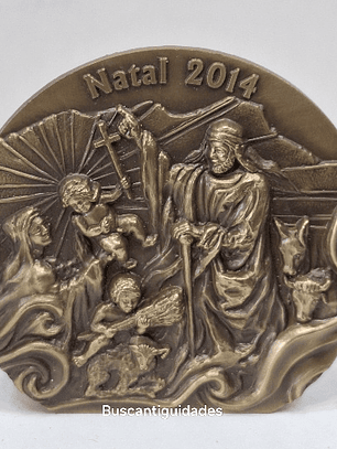 Medalha, Natal 2014 com esmalte