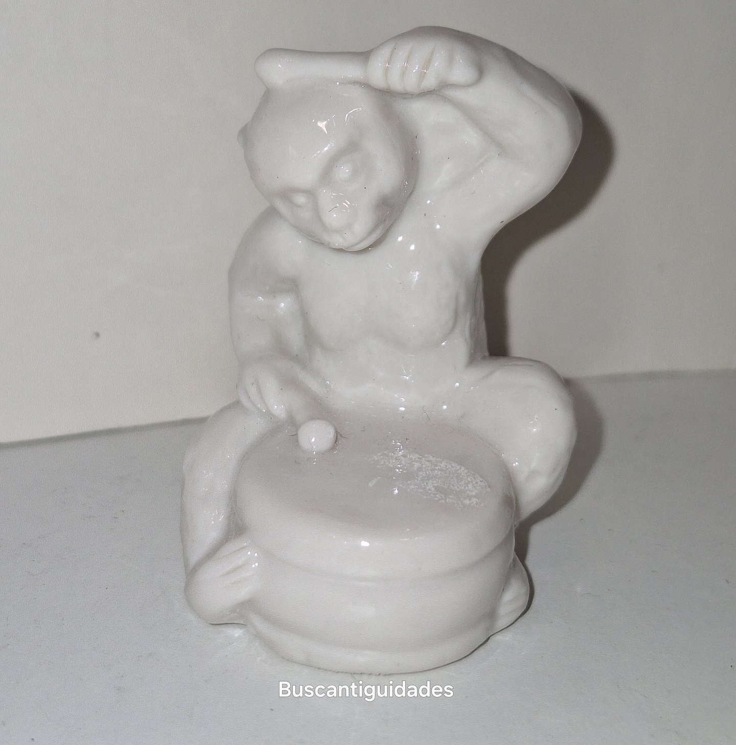 Mini Macaco em porcelana  4