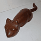 Escultura em madeira,  Gato - Thumbnail 1