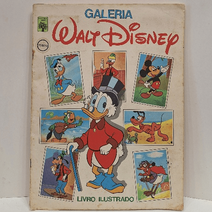 Caderneta cromos antiga walt disney 1