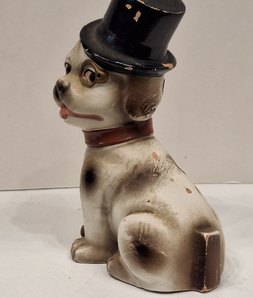 Bibelot,  cão com cartola 3