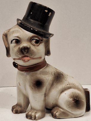 Bibelot,  cão com cartola