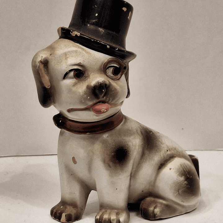 Bibelot,  cão com cartola 4