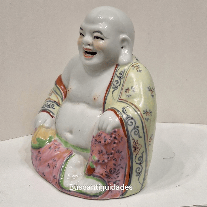 Buda sorrindo em porcelana  2