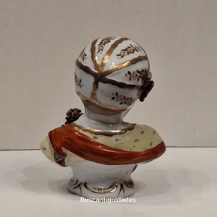 Busto em porcelana de Dresden 2