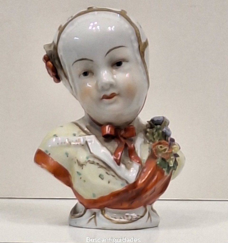 Busto em porcelana de Dresden 1