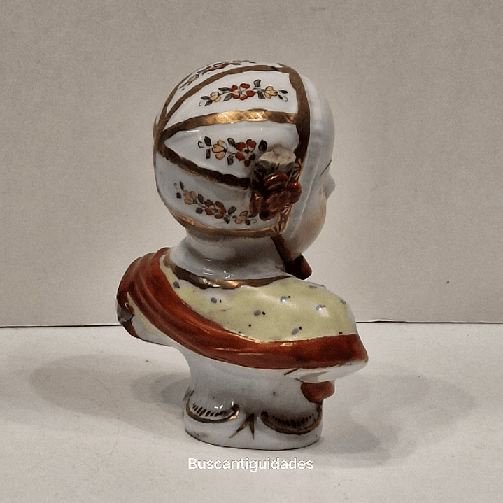 Busto em porcelana de Dresden 3