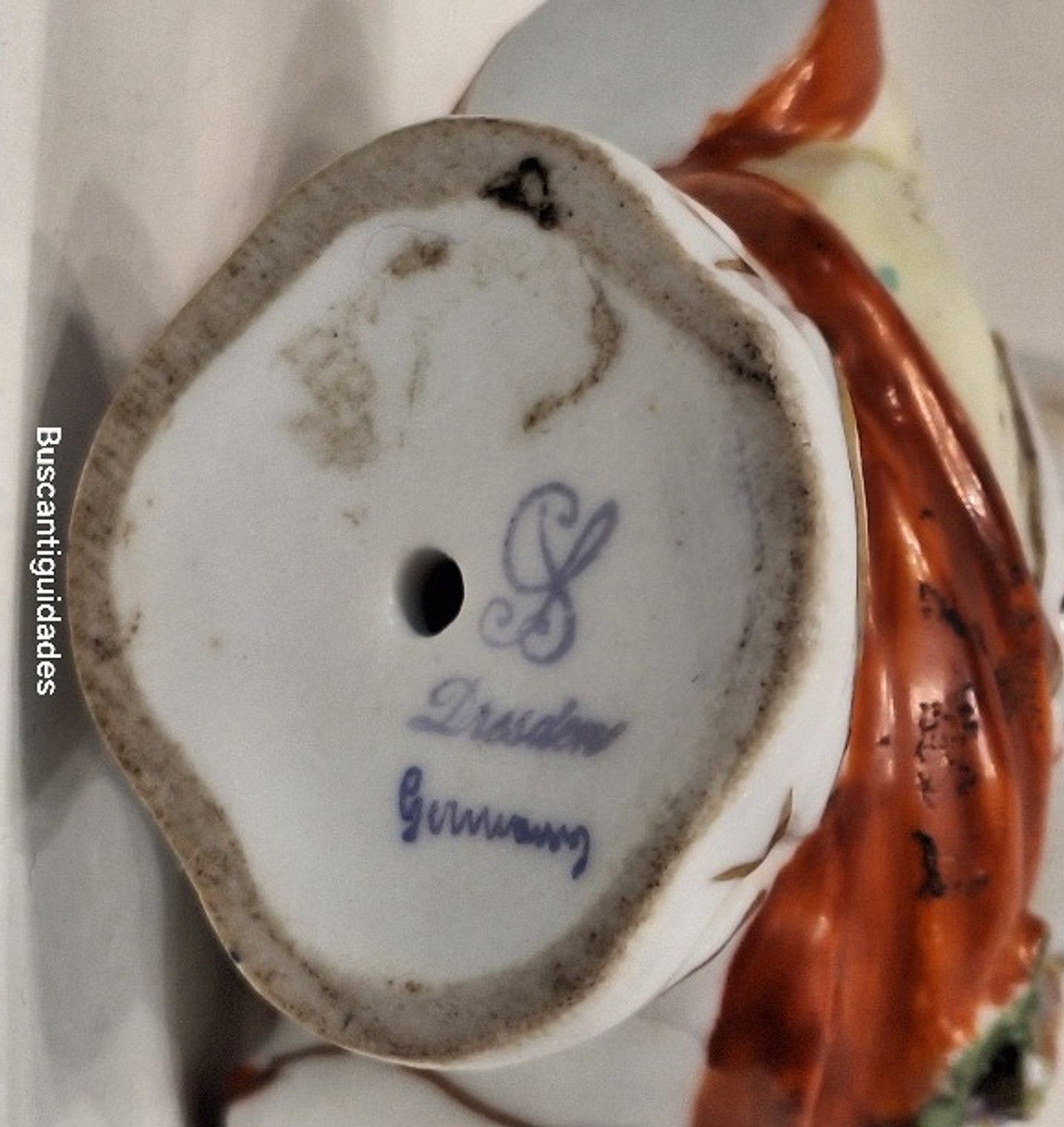 Busto em porcelana de Dresden 8