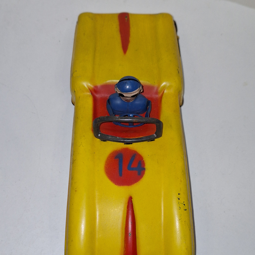 Brinquedo de lata, carro de corrida 6