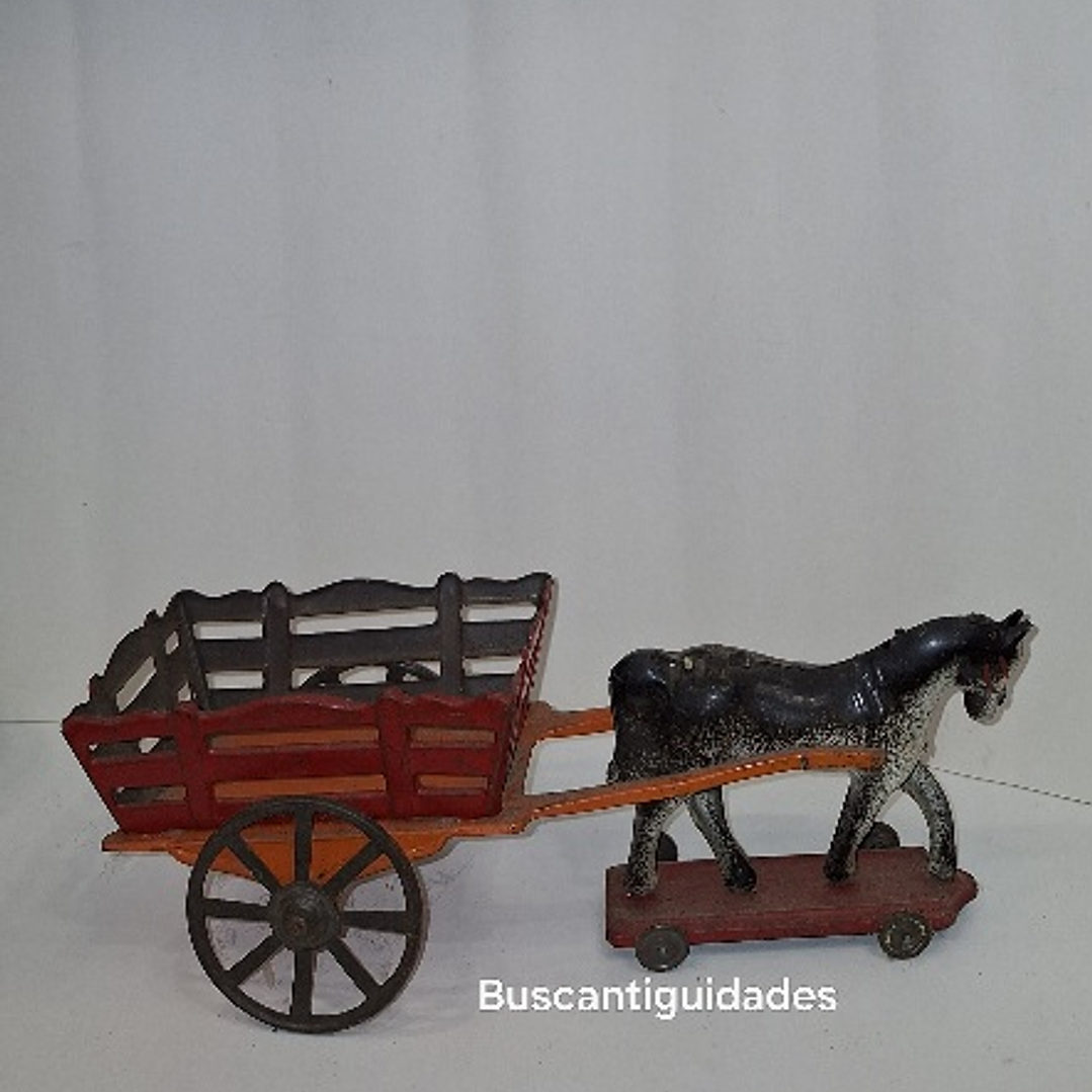 Brinquedo,  Carroça com cavalo  1